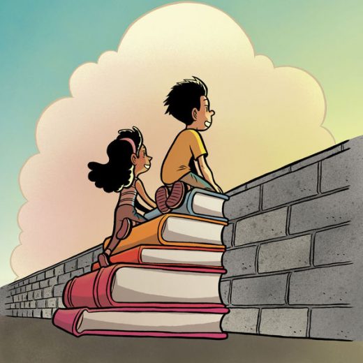 Reading Without Walls official feature illustration