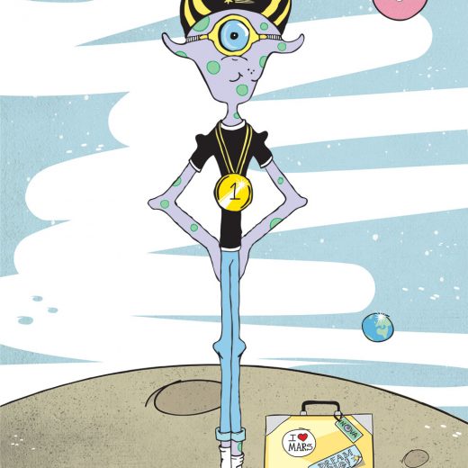 Illustration of Nova by Alison Davies